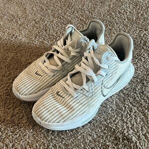 Nike lebron witness 6 summit white metallic pewter light bone aura (Size 9)